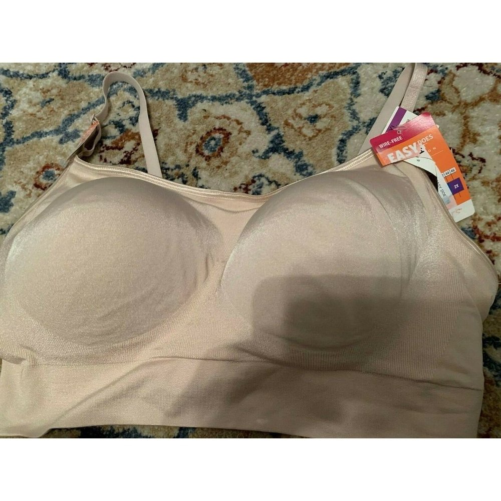 NWT WARNER EASY DOES IT WIRE FREE BRA SIZE 2XL$38